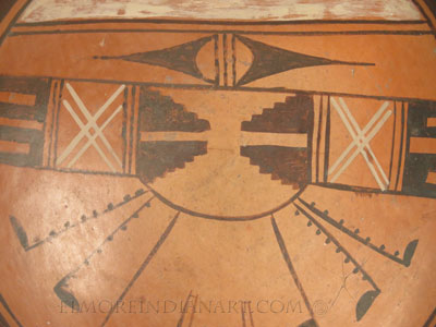 Hopi Red Ware Open Bowl by Nampeyo, c.1910 Image 2