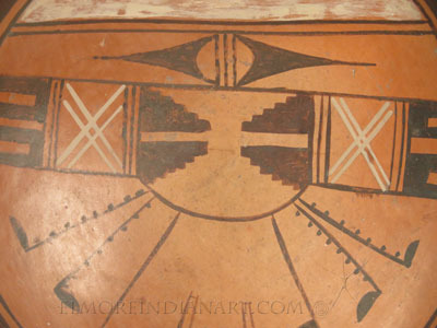 Hopi Red Ware Open Bowl by Nampeyo, c.1910 Image 2