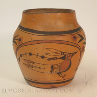 Rare Hopi Jar With Bird By Nampeyo, c.1900