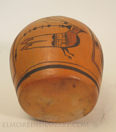 Rare Hopi Jar With Bird By Nampeyo, c.1900 Image 4