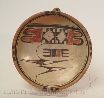 Hopi Bowl With Swirl Variant by Nampeyo, c.1900