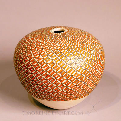 Acoma Polychrome Seed Jar by Grace Chino Image 3