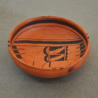 Hopi Black on Red Bowl by Nampeyo