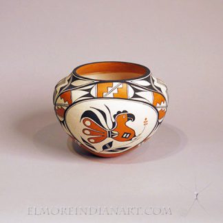 Acoma Parrot Jar by Florence Aragon