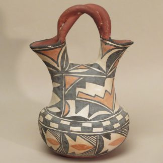 Isleta Polychrome Wedding Vase, c. 1920