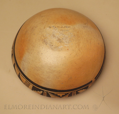 Hopi Yellowware Bowl by Nellie Nampeyo Image 4