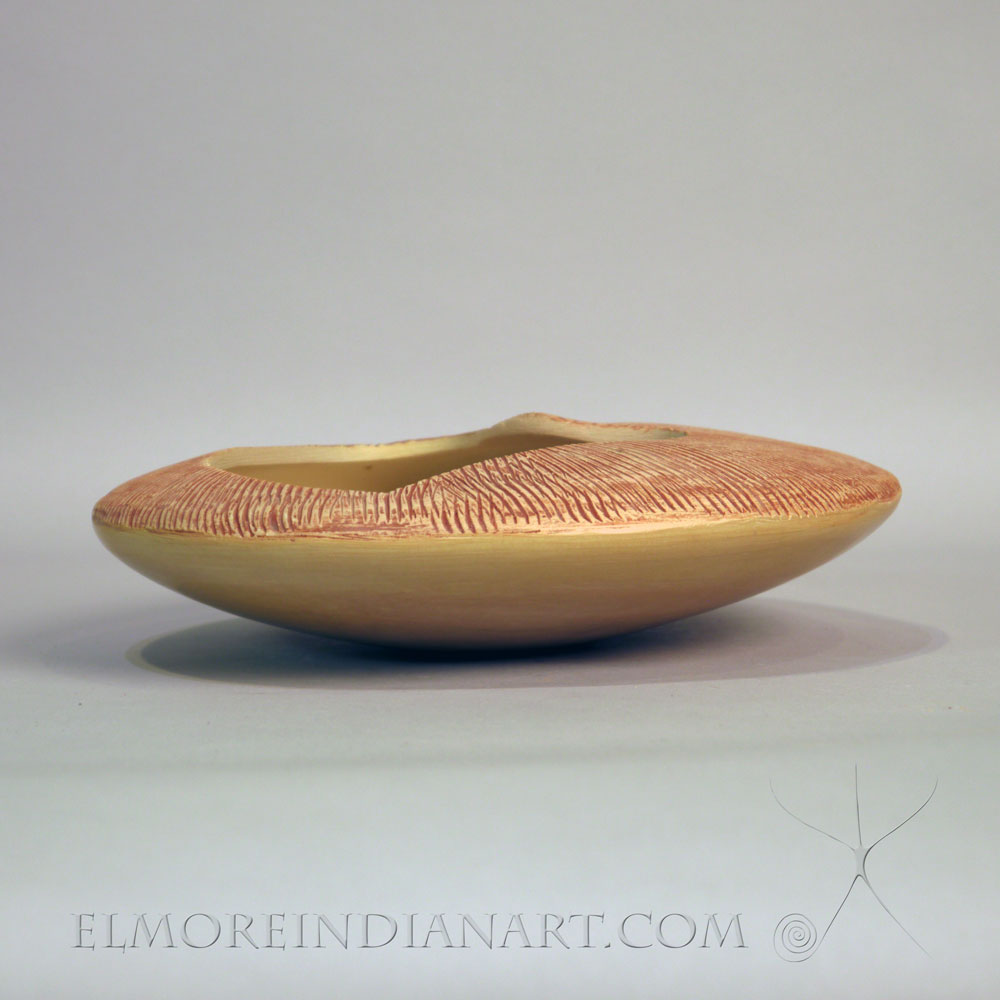 Rare Hopi Bowl w/ Heart-Shaped Mouth by Dextra Quotskuyva Image 3