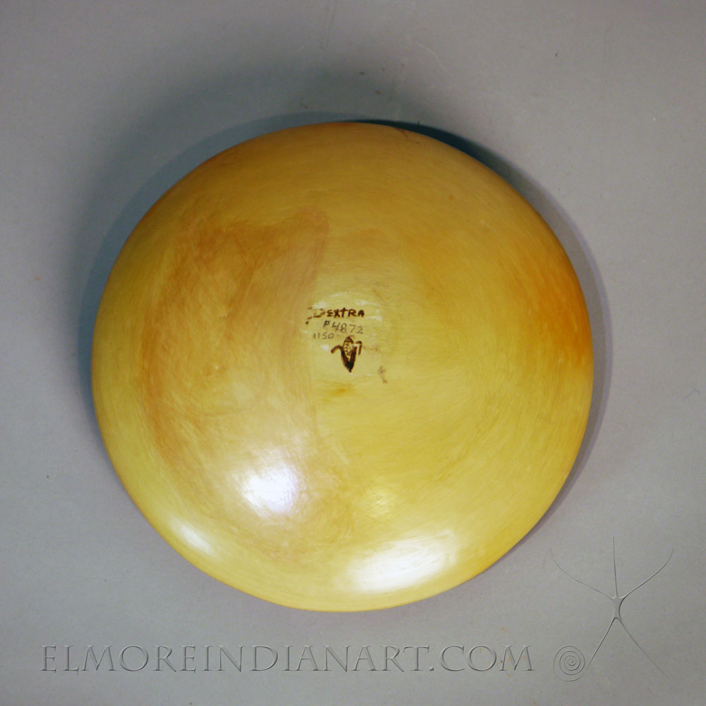 Rare Hopi Bowl w/ Heart-Shaped Mouth by Dextra Quotskuyva Image 4