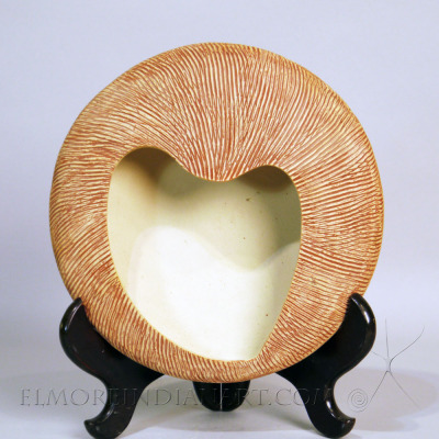 Rare Hopi Bowl w/ Heart-Shaped Mouth by Dextra Quotskuyva