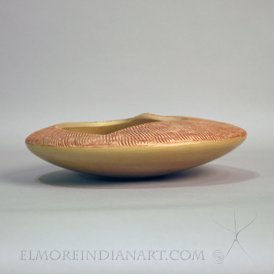 Rare Hopi Bowl w/ Heart-Shaped Mouth by Dextra Quotskuyva Image 3