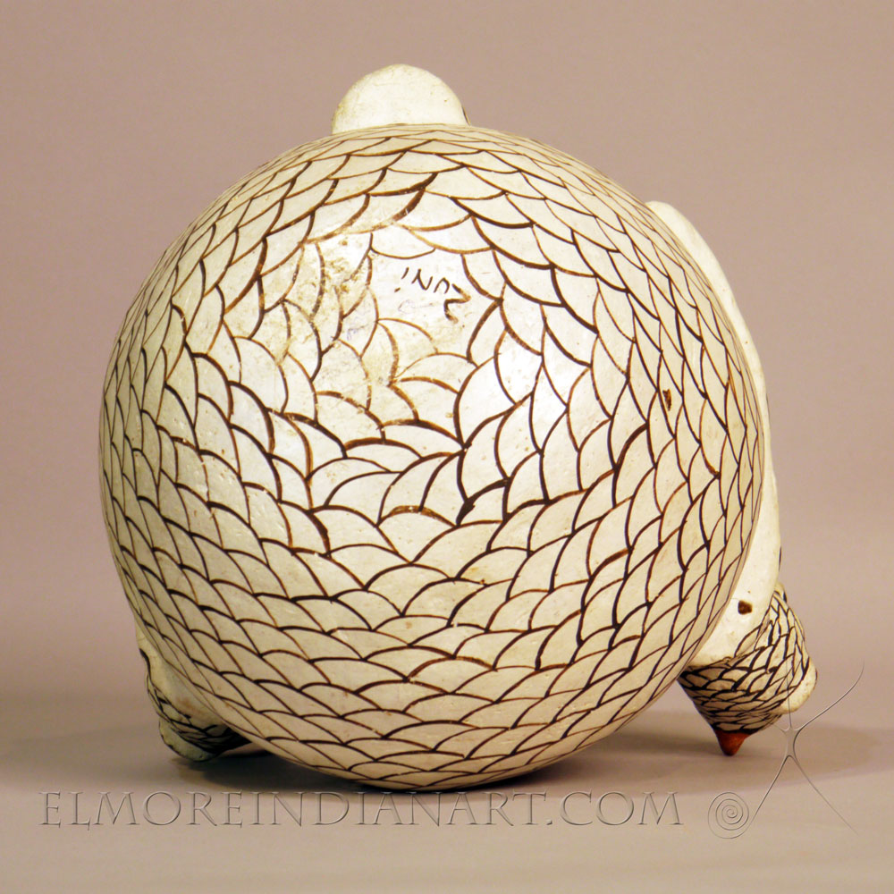 Large Zuni Owl w/ Two Chicks by Nellie Bica Image 4