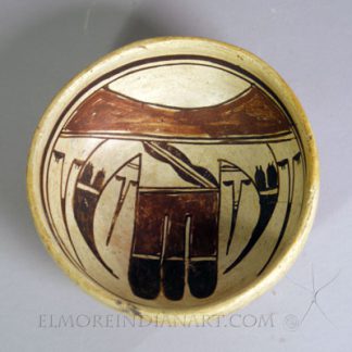 White-slipped Bowl by Nampeyo, c.1895