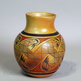 Hopi Vase w/ Migration Design by Leah Nampeyo