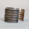 Great large all silver Navajo bracelet with old stamping, c. 1930-40 Image 2