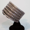 Great large all silver Navajo bracelet with old stamping, c. 1930-40 Image 3