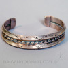 Excellent vintage Navajo silver bracelet with old stamping, c. 1930 Image 1