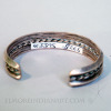 Excellent vintage Navajo silver bracelet with old stamping, c. 1930 Image 4