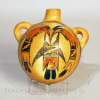 Hopi Polychrome Canteen w/ Double Eagle Design by Nampeyo, c. 1915 Image 1