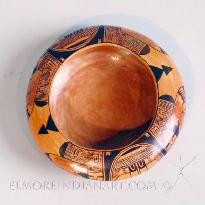 Small Polychrome Jar with Abstract Bird by Jean & Nyla Sahmie 2026 Image 3