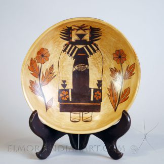 Polychrome Bowl with Crow Mother by Nyla Sahmie 2026