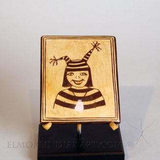 Hopi Tile w/ Koshare Clown by Jean & Nyla Sahmie 2026