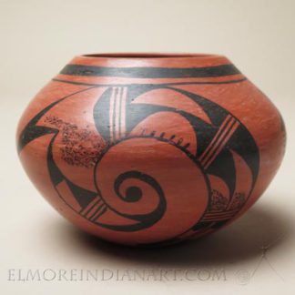 Hopi Black on Red Jar by Lena Charlie, 1930’s