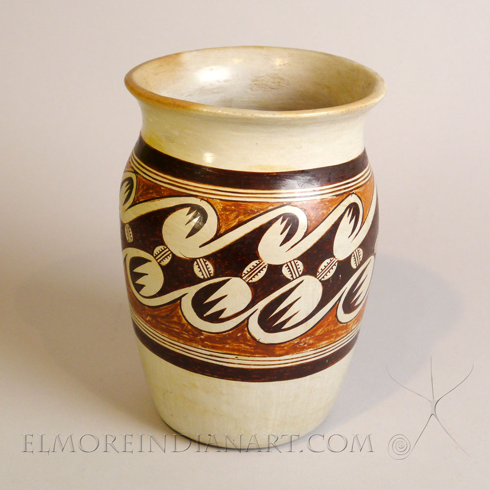 Hopi Yellowware Vase by Nellie Nampeyo, c. 1935-40
