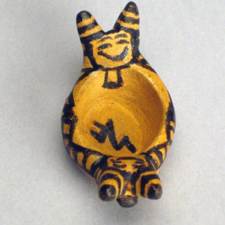Hopi Miniature Koshare Dish by Delaine Tootsie