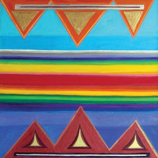 Triangle Mountain with Rainbow V