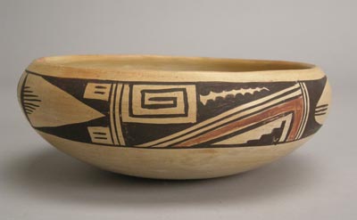 Hopi Polychrome Open Bowl, c.1930 Image 2