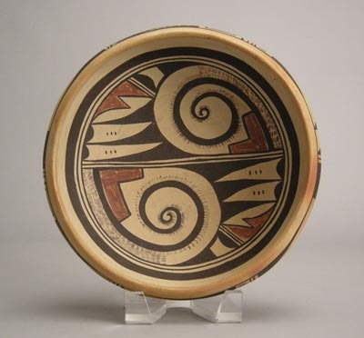 Hopi Polychrome Open Bowl, c.1930