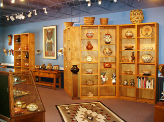 Steve Elmore Indian Art - Gallery interior