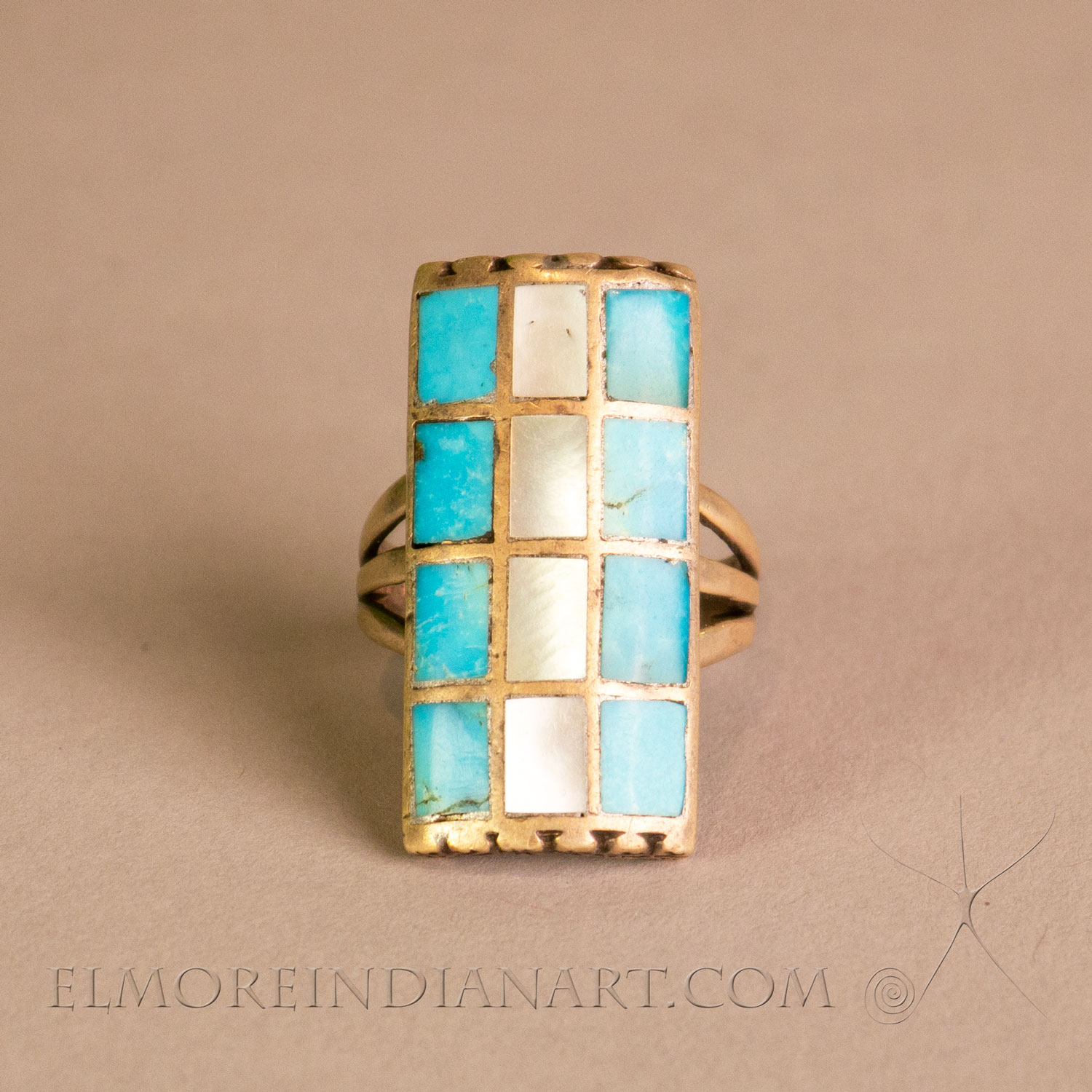 Zuni Channel Inlay Ring