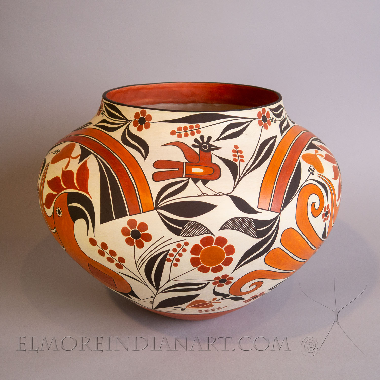 Large Acoma Parrot Jar by Barbara & Joseph Cerno, 2010 - Image 2